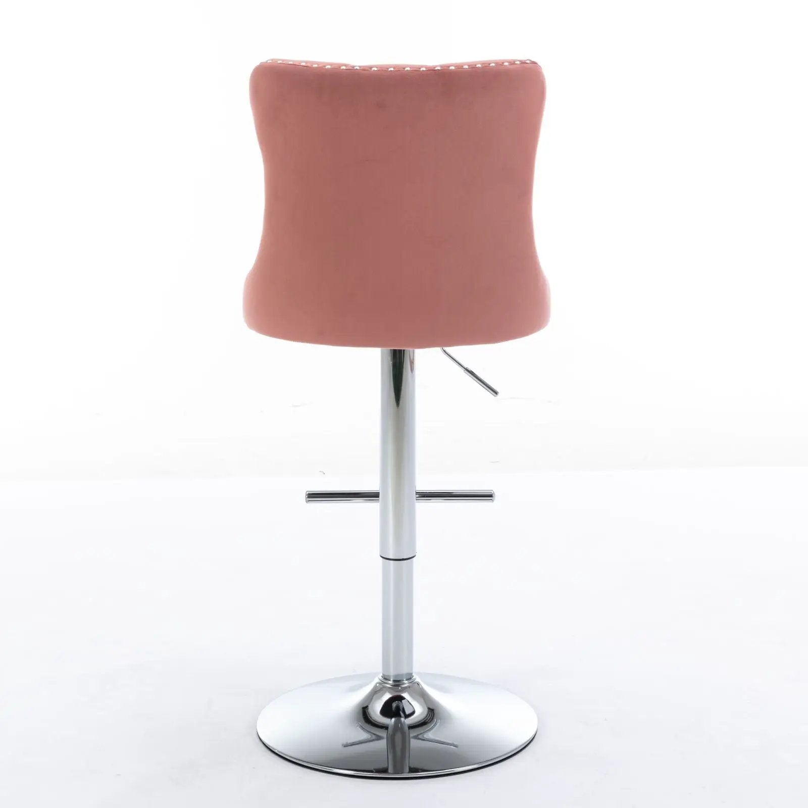 Swivel Barstools Adjusatble Seat Height From 25-33", Modern Upholstered Base Bar Stools With Backs Comfortable Tufted For Home Pub And Kitchen Island (Set of 2) by Unique Piece Furniture