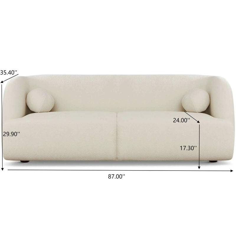 Anna - French Boucle Sofa by HouseOfZazla