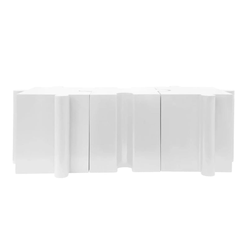 3-Piece Artistic Puzzle Table Set, Modular MGO Side Tables by HouseOfZazla