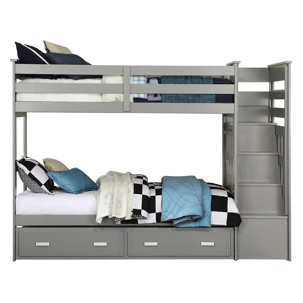 Allentown - Bunk Bed w/Storage Ladder & Trundle by Unique Piece Furniture