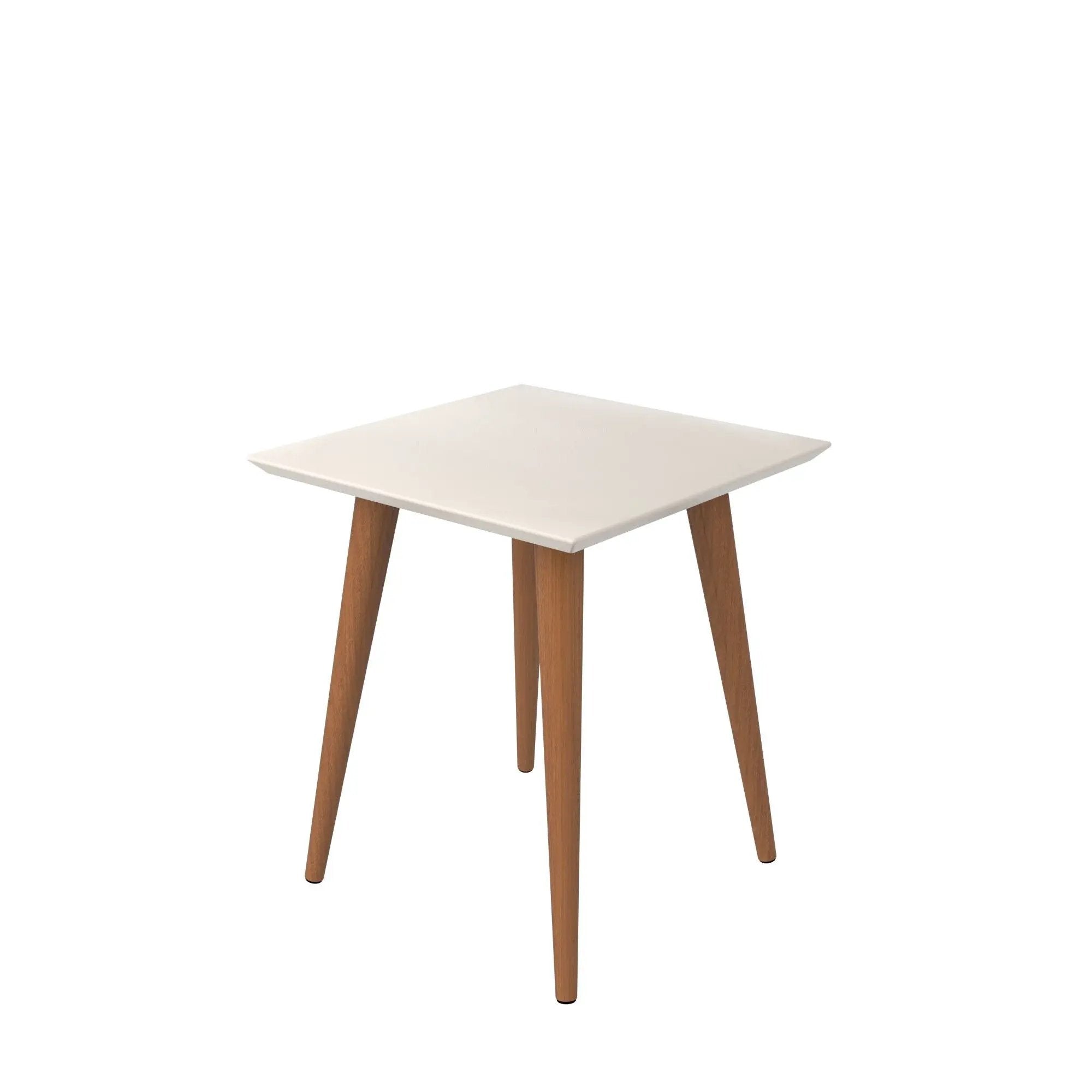 Utopia - Square End Table - Off White by HouseOfZazla