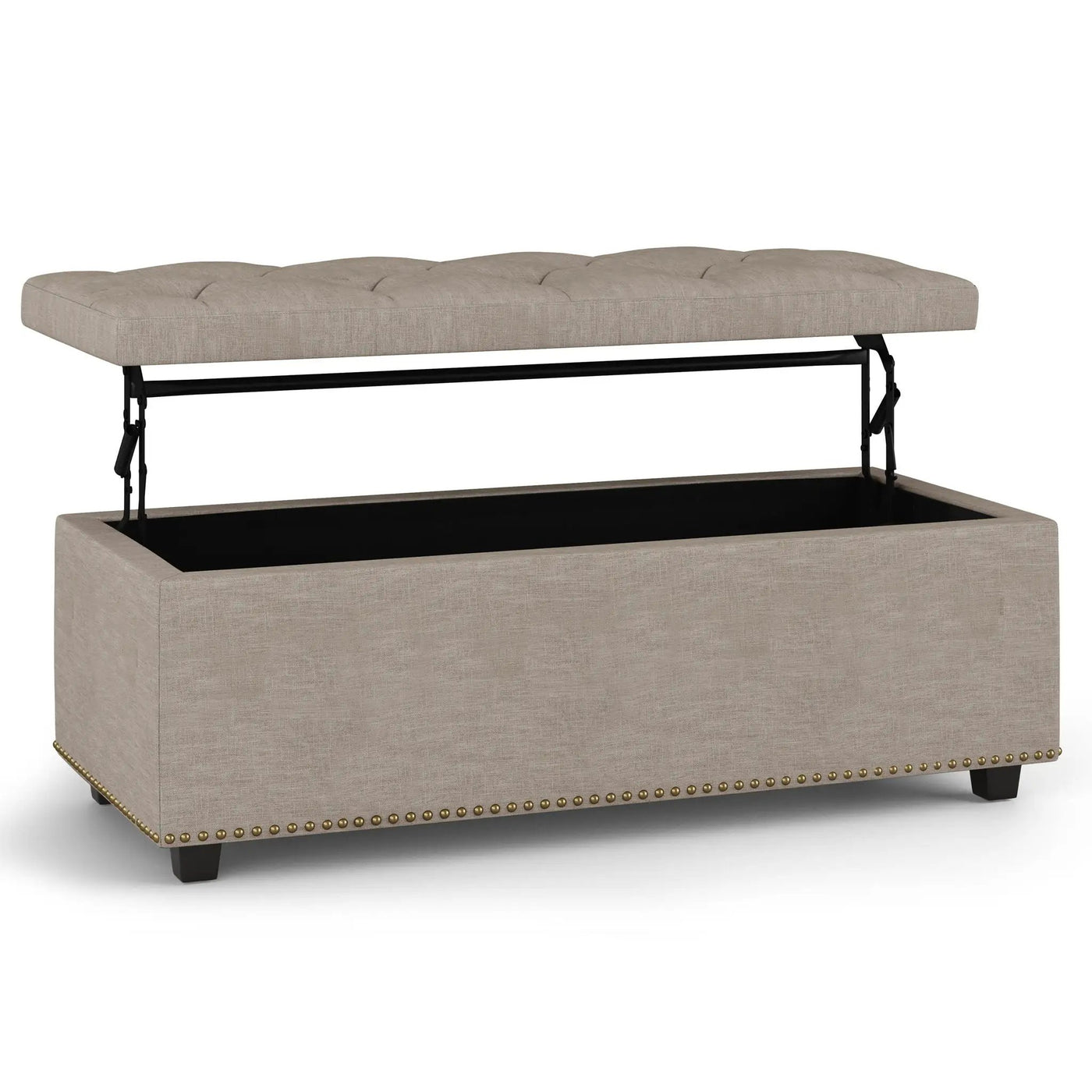 Hamilton - Upholstered Lift Top Rectangular Storage Ottoman by Unique Piece Furniture
