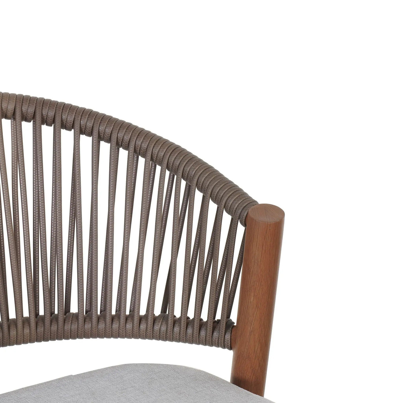 Outdoor Bar Height Metal Frame Counter Stools with Scallop-Shaped Backrest & Water-Resistant Cushions by HouseOfZazla