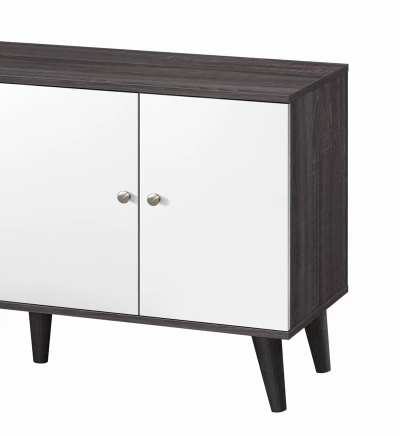Amidon - TV Stand, With 2 Storage Shelves And 1 Cabinet by Unique Piece Furniture