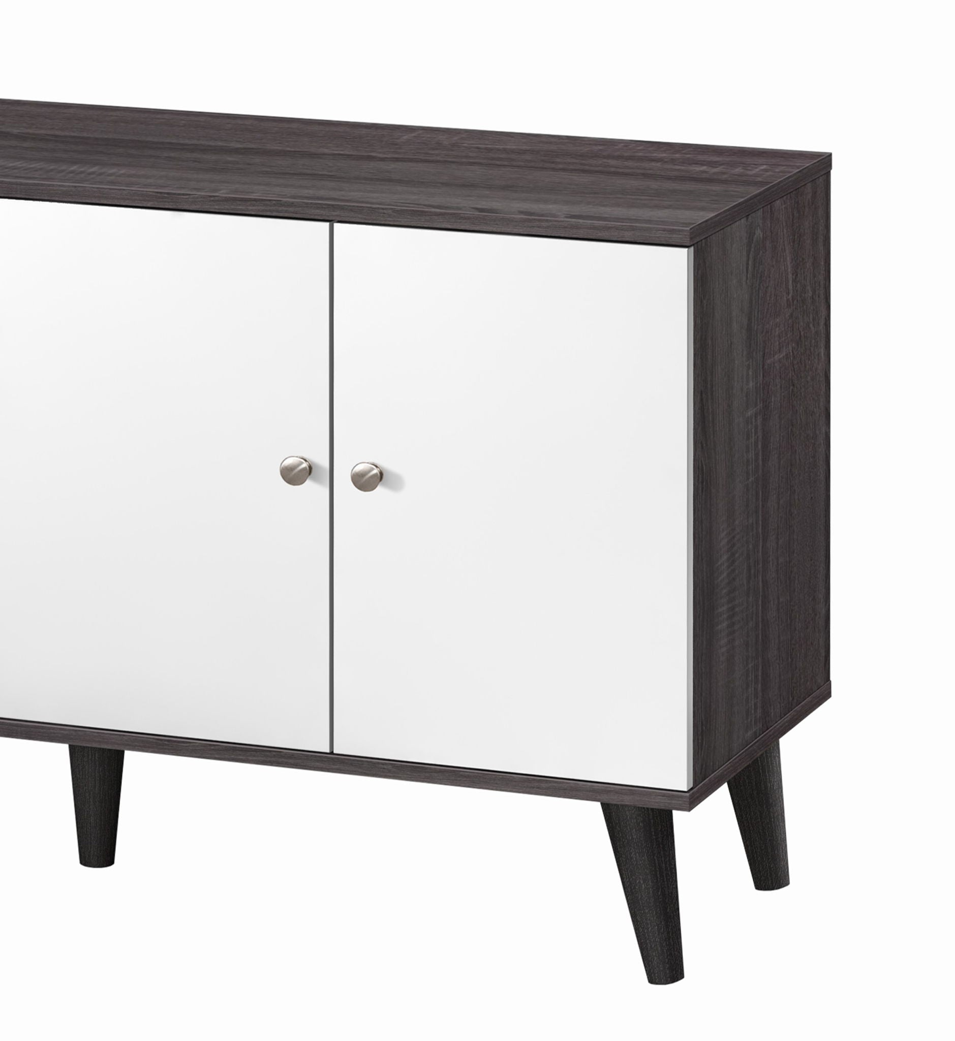 Amidon - TV Stand, With 2 Storage Shelves And 1 Cabinet by HouseOfZazla