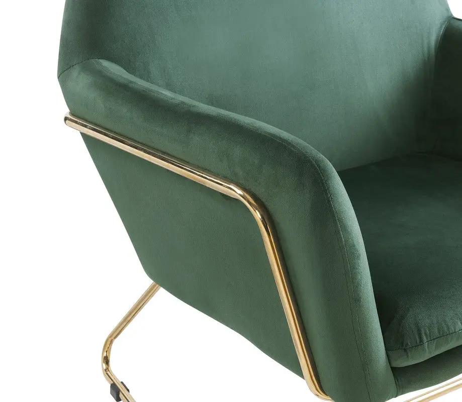 Keira - Accent Chair With Metal Base by HouseOfZazla