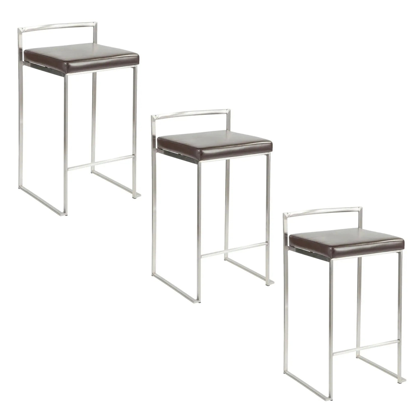 Fuji - Elegant Design Contemporary Stackable Counter Stool by HouseOfZazla