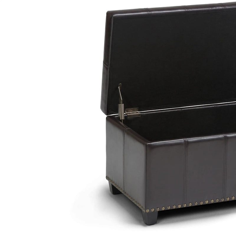Amelia - Transitional Storage Ottoman Bench by HouseOfZazla