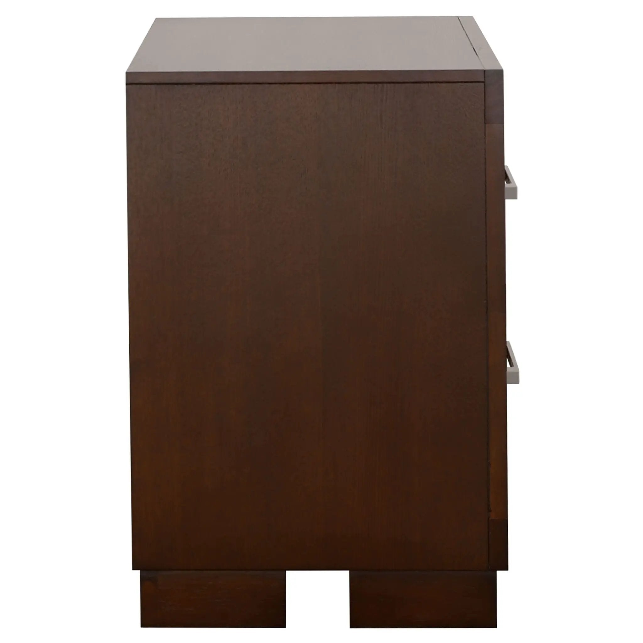 Jessica 2-drawer Nightstand Cappuccino by Unique Piece Furniture