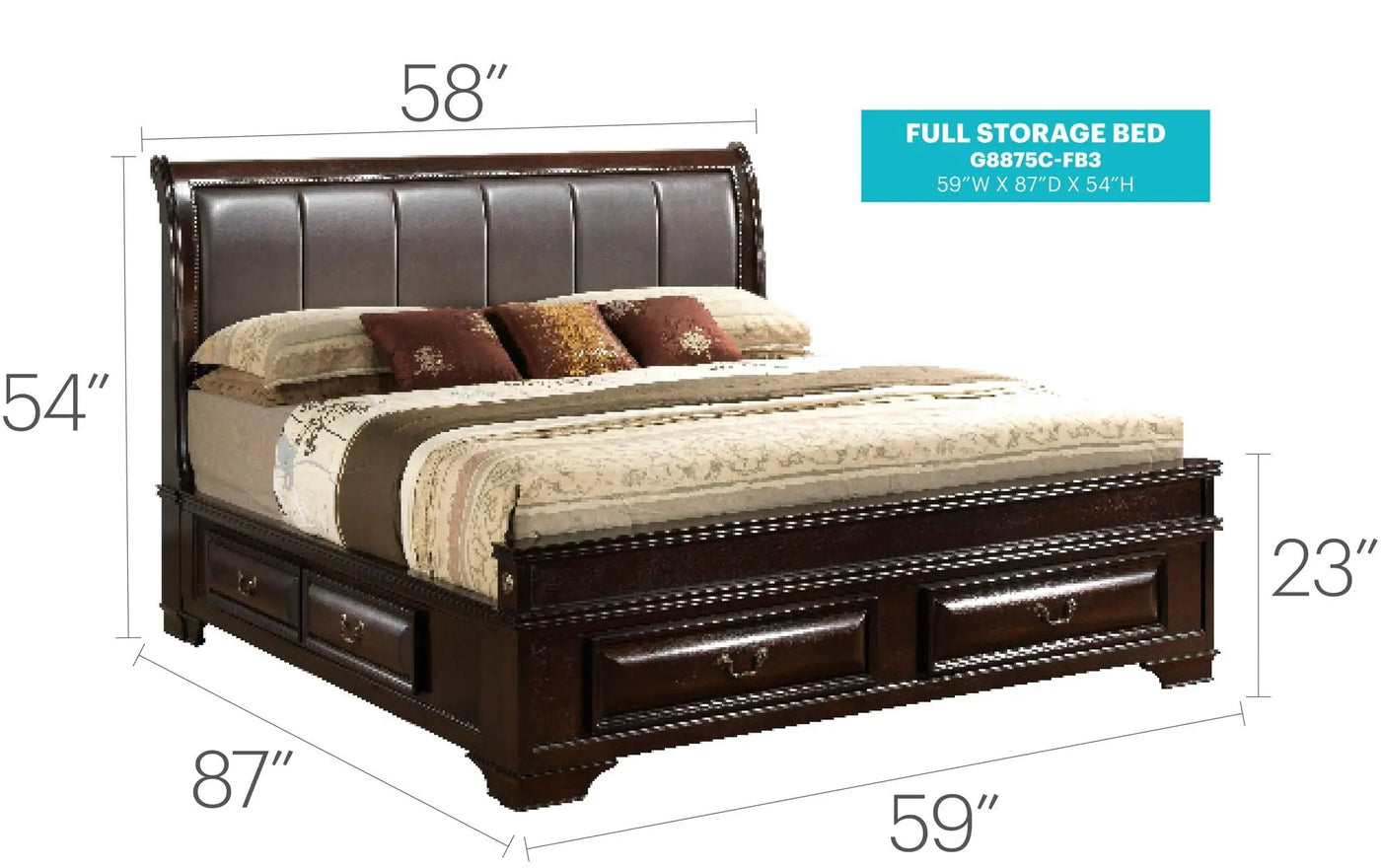 Lavita - Storage Bed by HouseOfZazla