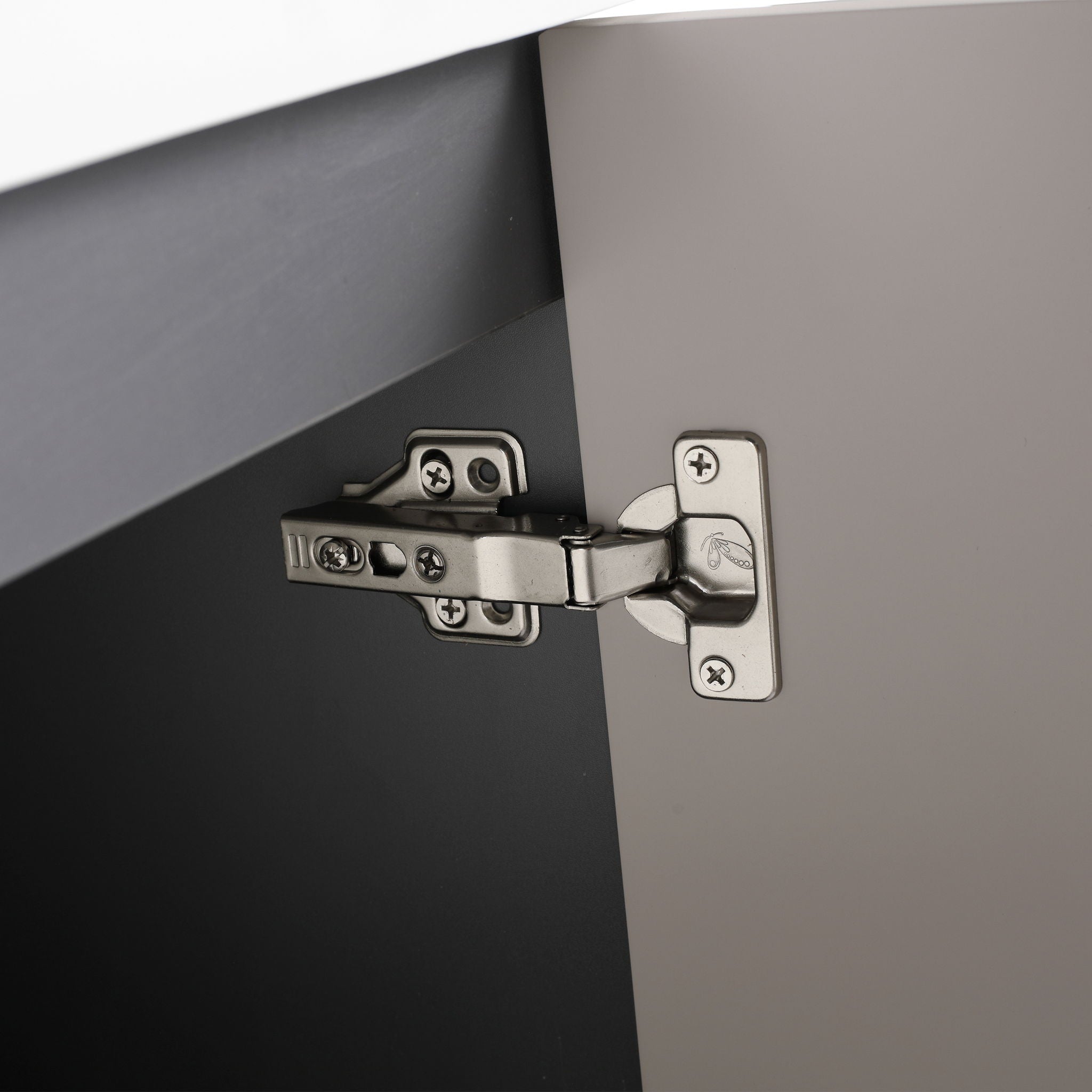 Contemporary Freestanding Bathroom Vanity With Resin Sink & Soft-Close Cabinet Doors by HouseOfZazla
