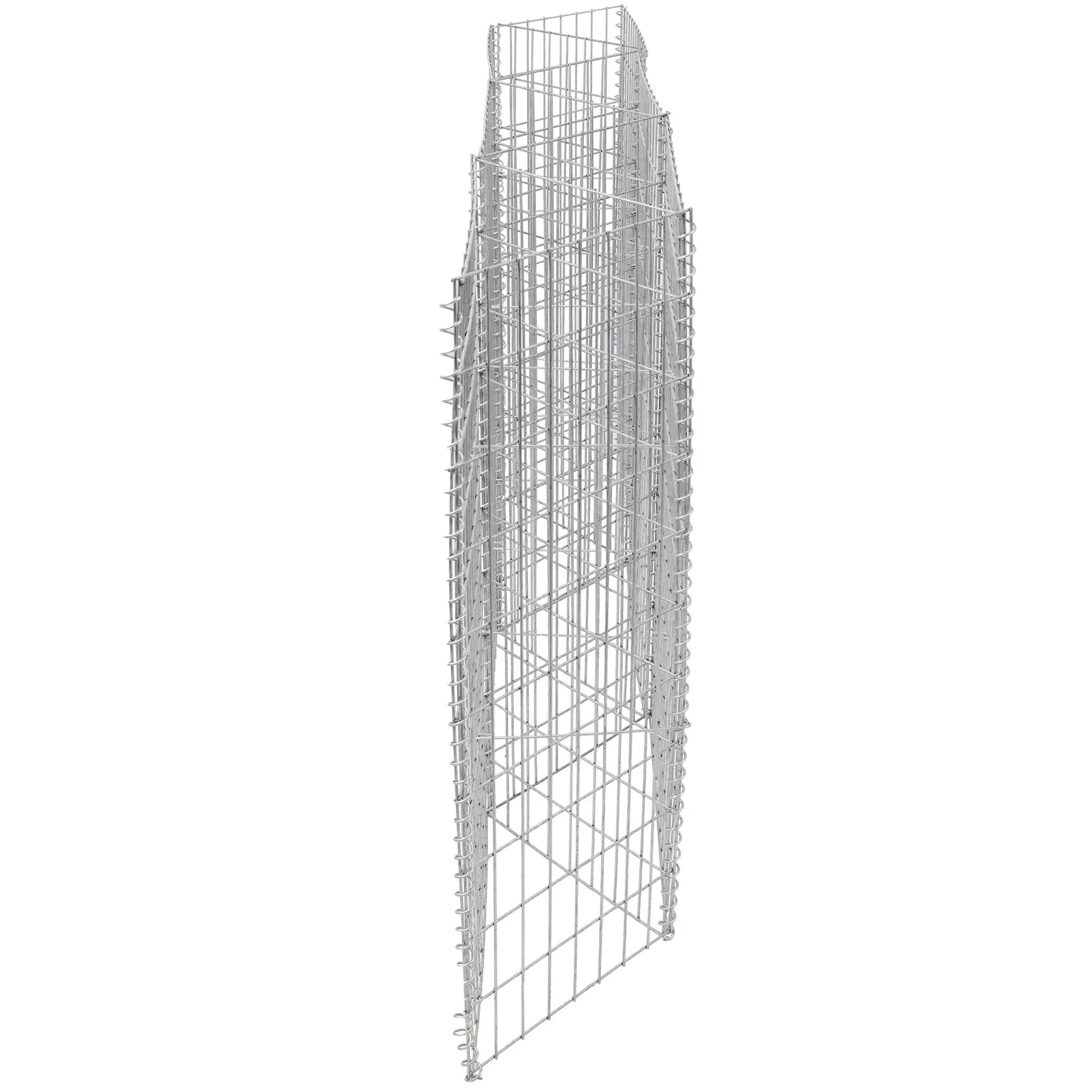 Galvanized Steel Tall Gabion Basket with Multiple Compartments by HouseOfZazla