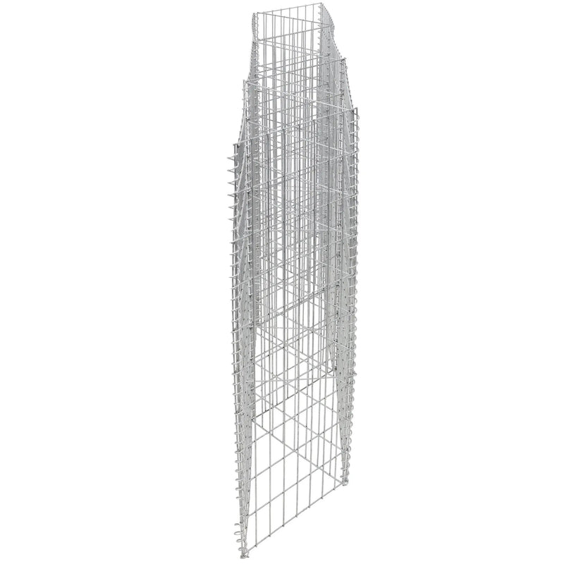 Galvanized Steel Tall Gabion Basket with Multiple Compartments by HouseOfZazla