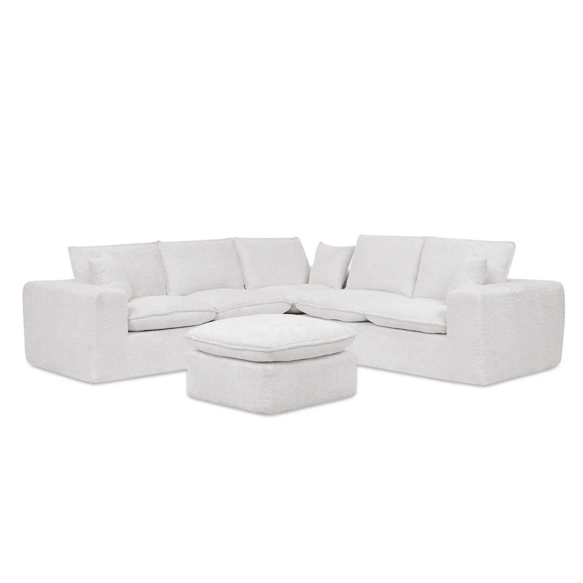 Sectional Sofa With Moveable Ottoman by Unique Piece Furniture
