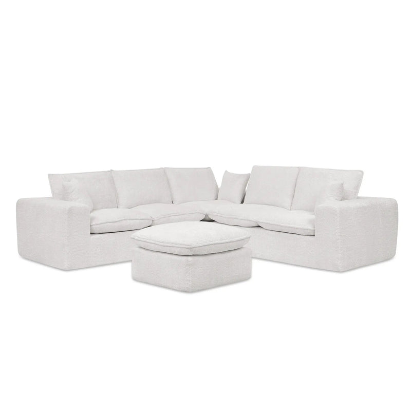 Sectional Sofa With Moveable Ottoman by Unique Piece Furniture