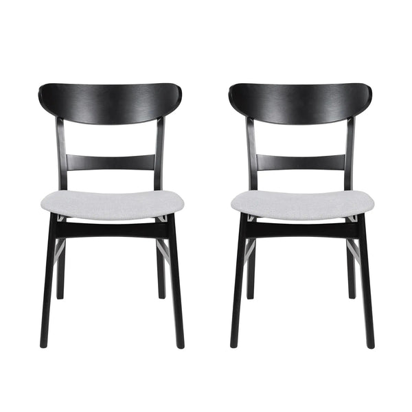 5 Piece Dining Set With Table And 4 Upholstered Chairs