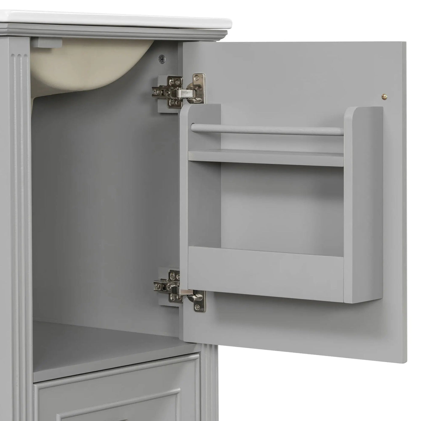 Retro Bathroom Vanity With Sink by HouseOfZazla
