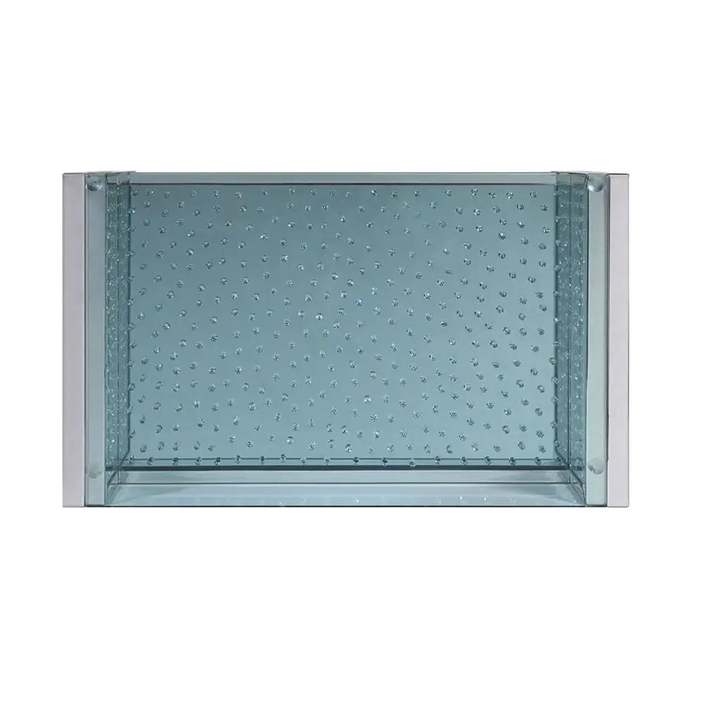 Nysa - 47" Coffee Table - Mirrored & Faux Crystals by Unique Piece Furniture