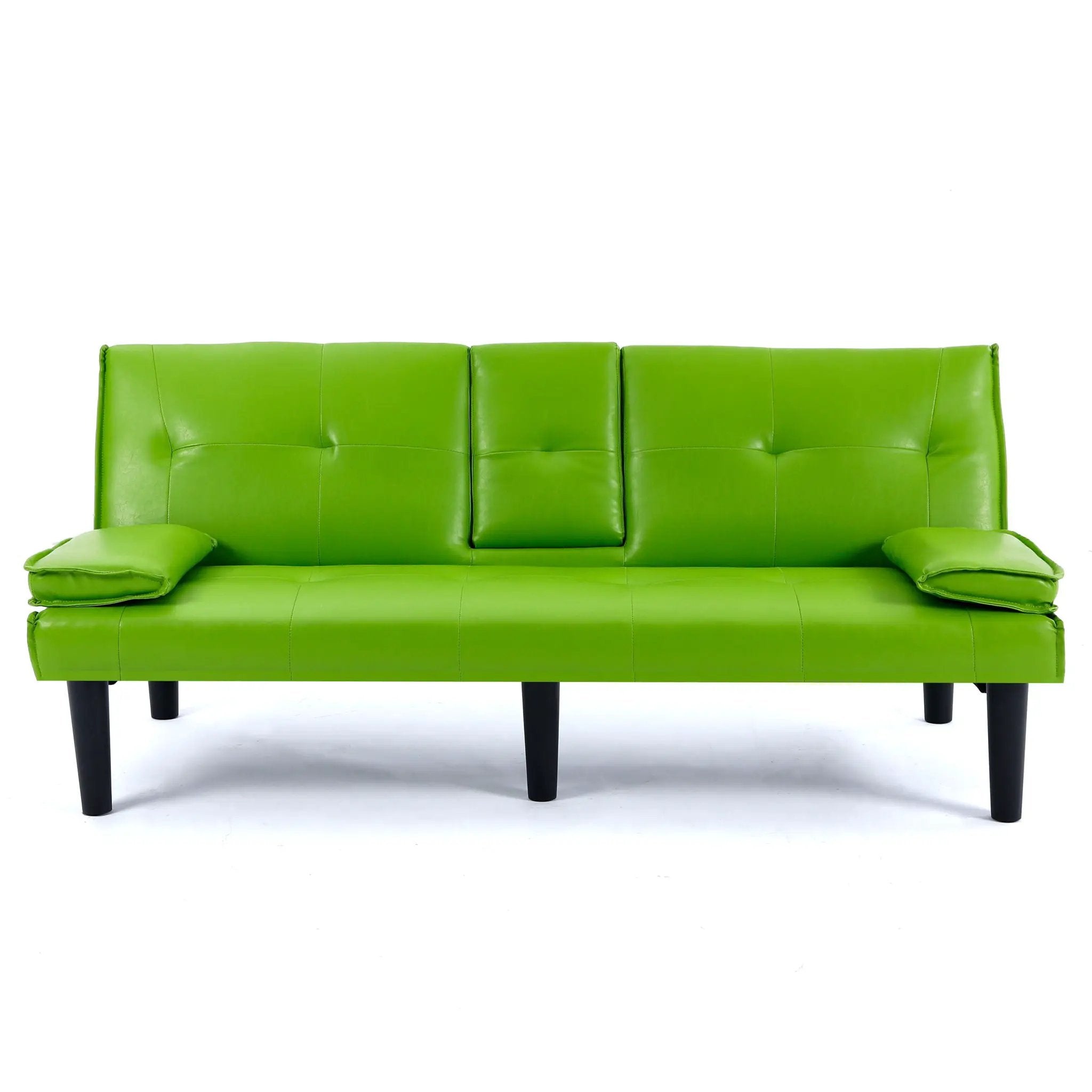 Sofa Bed With Foldable Design And Cup Holder by HouseOfZazla