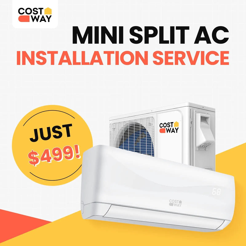 $299/$399/$499 Mini Split Air Conditioner Installation Service for 9000/12000/18000/24000 BTU AC Blast by DirectDeals