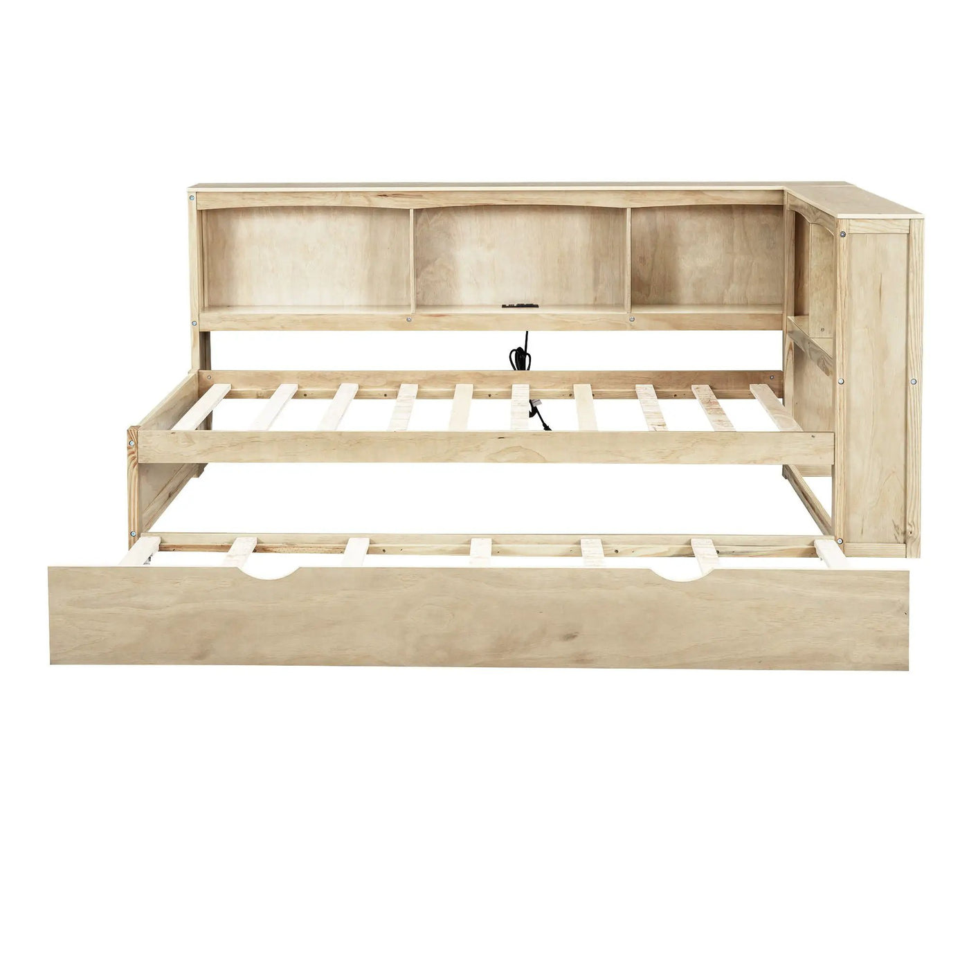 Daybed With Trundle, Storage Cabinets, USB Ports by HouseOfZazla