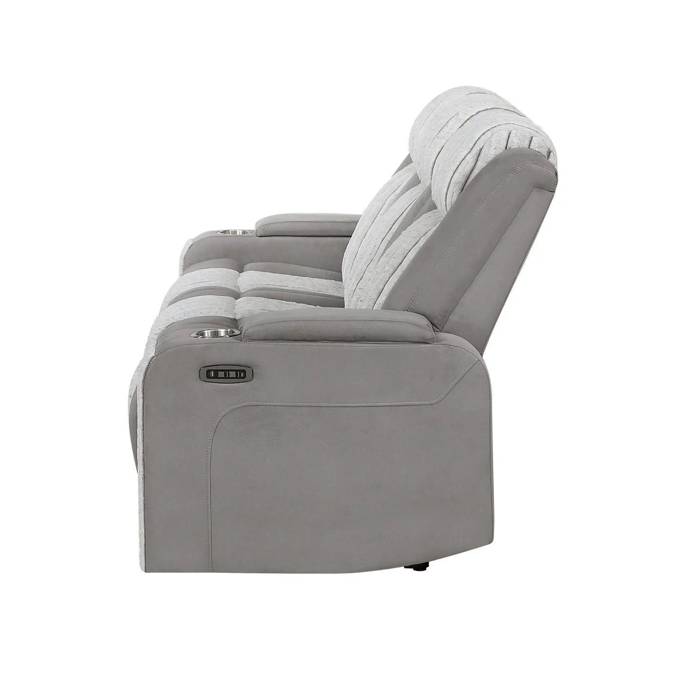 Duran - Power Reclining Sofa With Power Headrest by HouseOfZazla