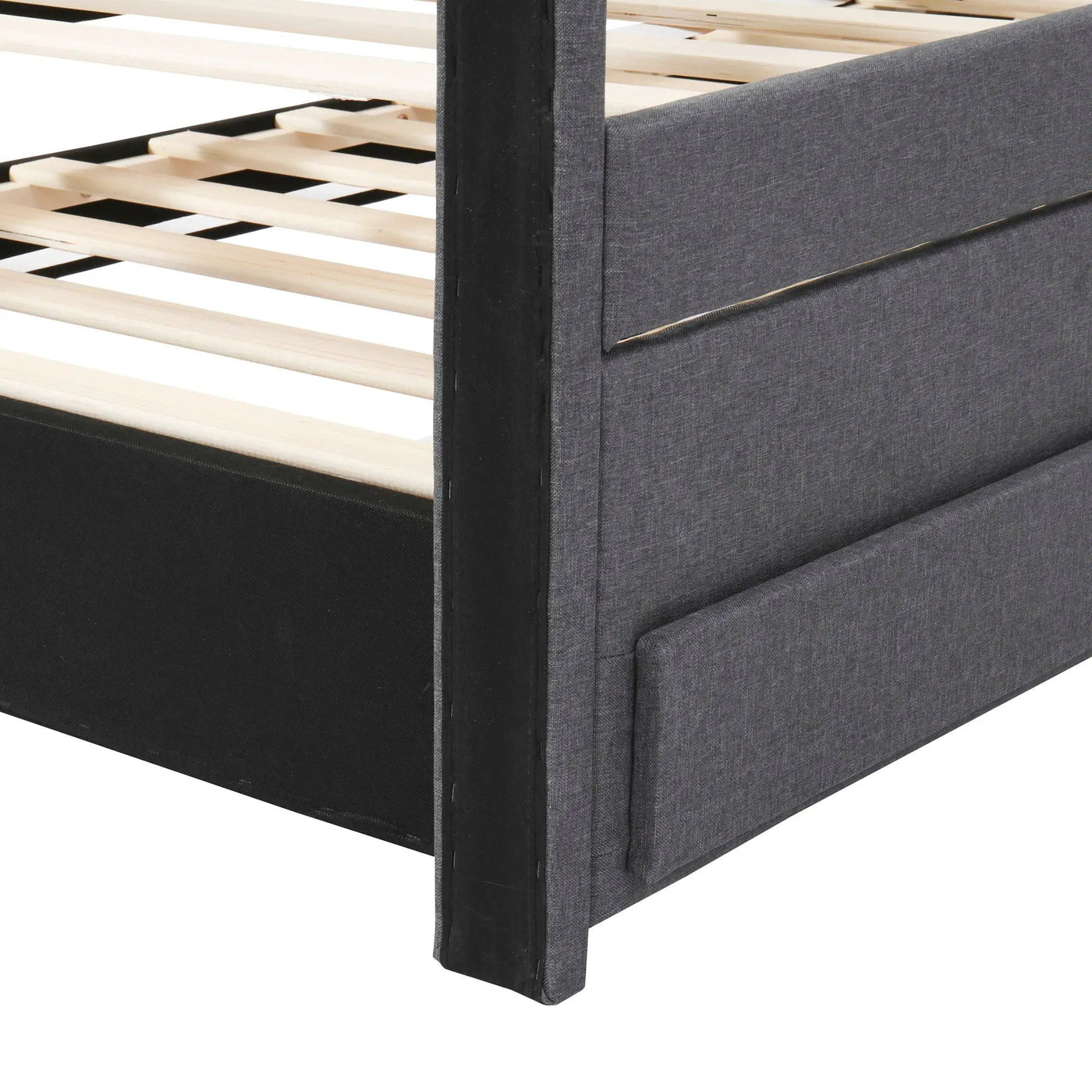 Upholstered Design Platform Bed With Trundle by HouseOfZazla