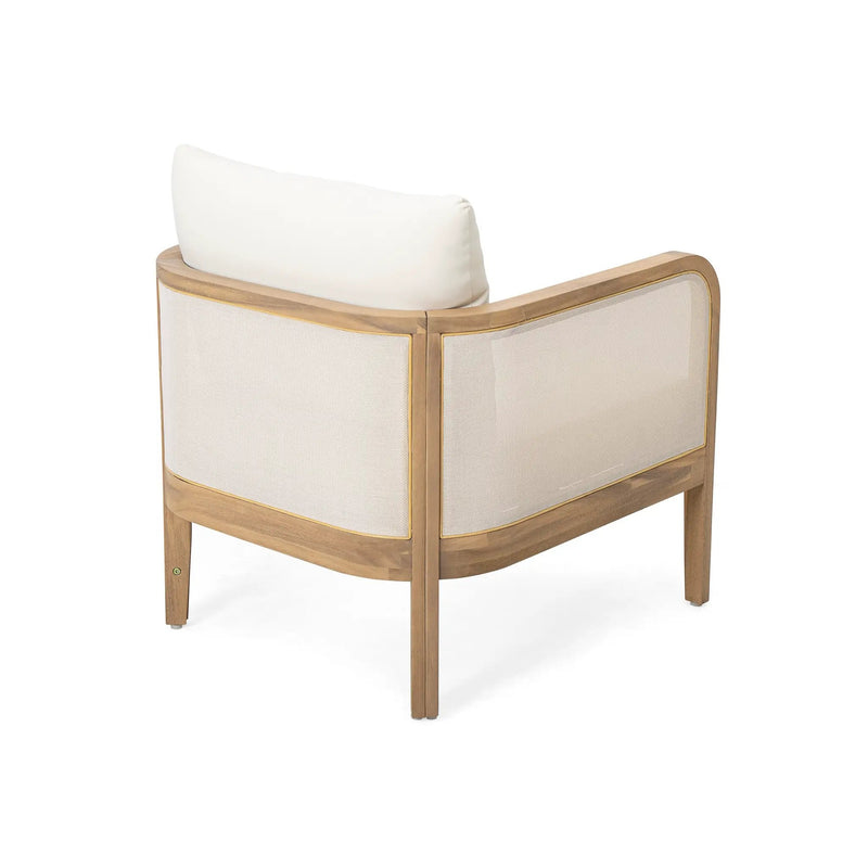 Set of 2 Outdoor Acacia Wood Patio Club Chairs by HouseOfZazla