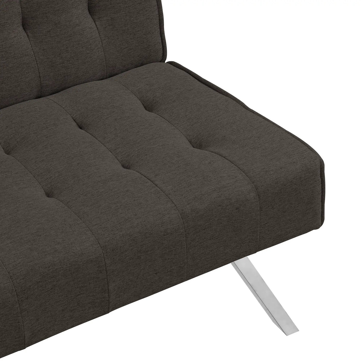 Modern Sofa Bed With Wood Frame And Stainless Legs by HouseOfZazla