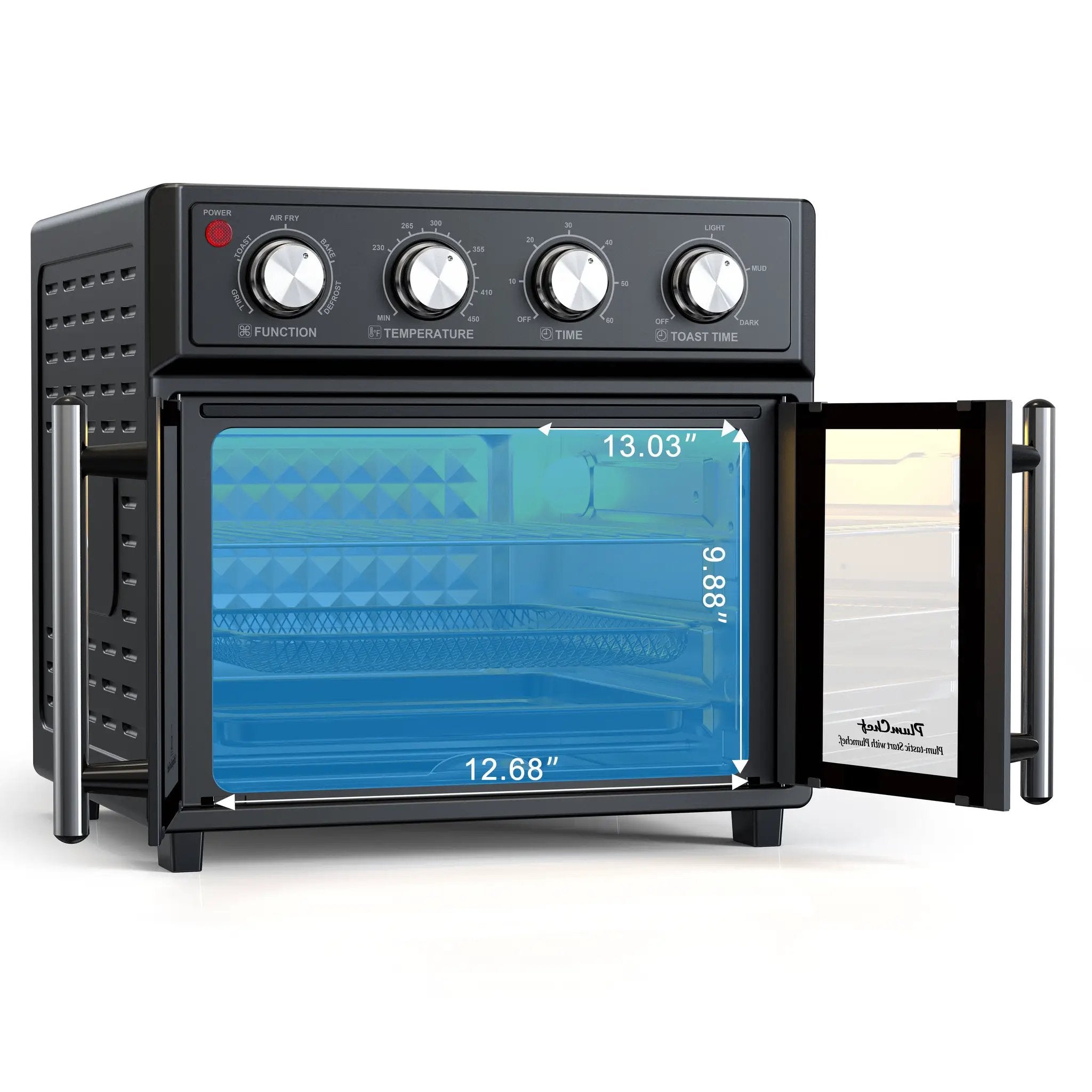 PlumChef 26QT Large Capacity French Double-Door Air Fryer Convection Toaster Oven by HouseOfZazla