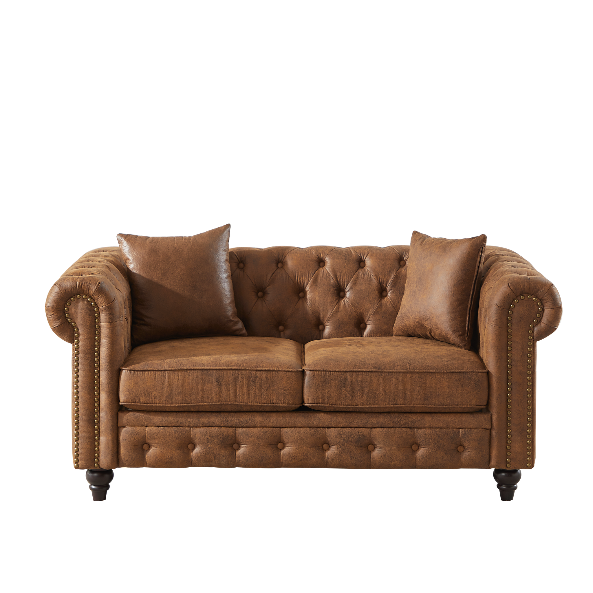 FX 63.5" Contemporary Design Chesterfield Sofa by HouseOfZazla