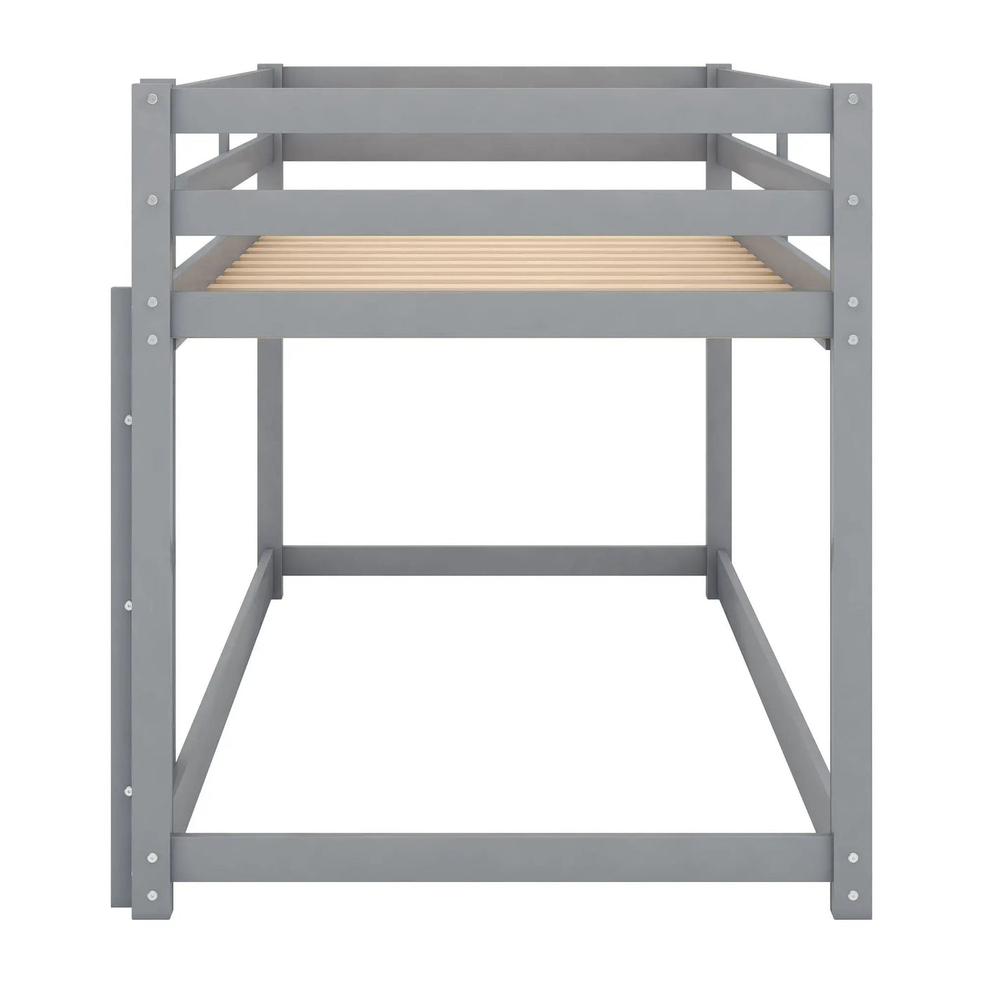 Floor Bunk Bed With Ladder by HouseOfZazla