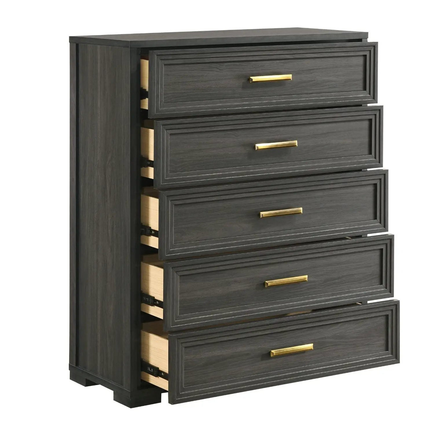 Colorado - Bedroom Set With Upholstered LED Headboard by HouseOfZazla