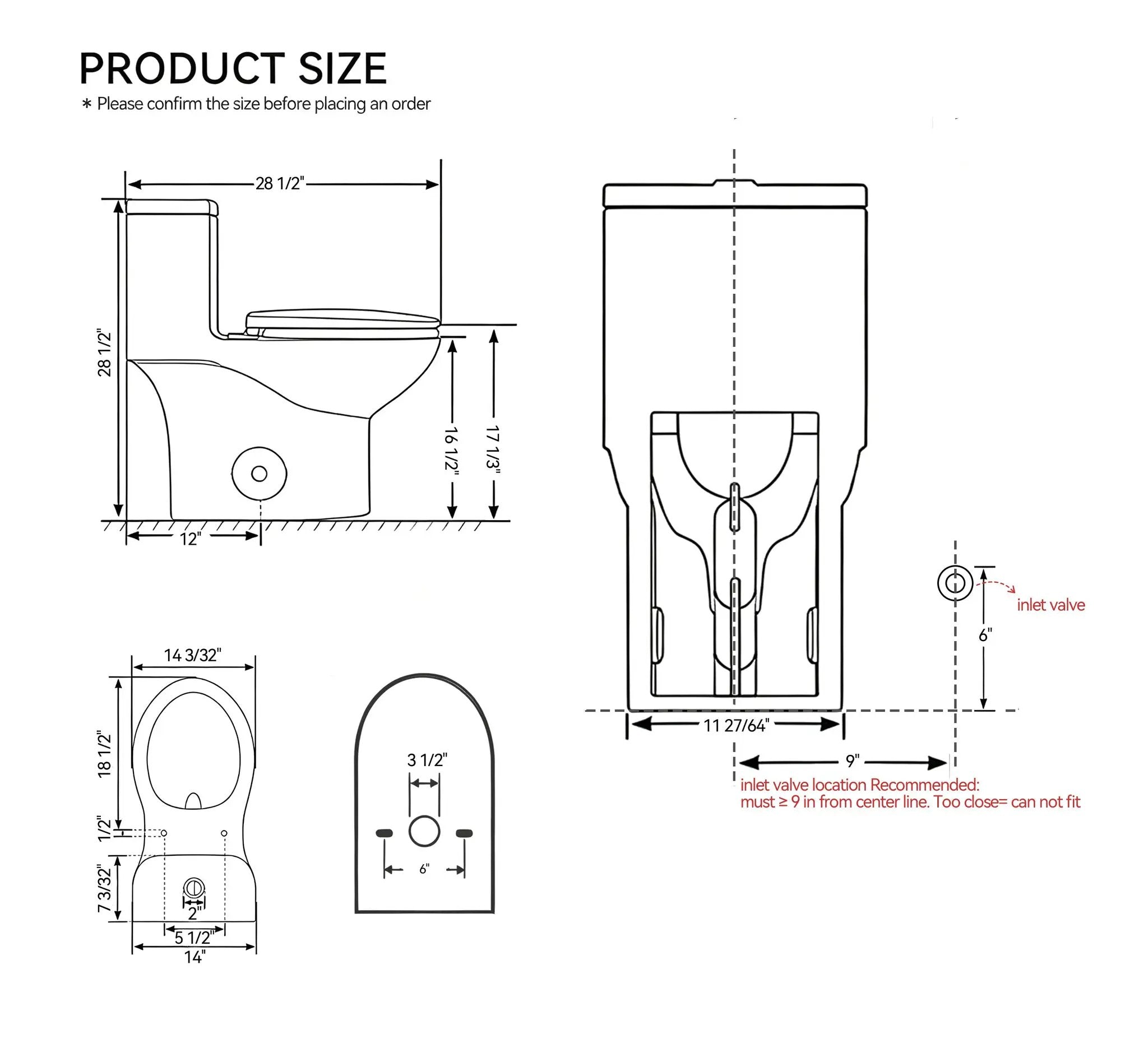 Tornado Flush One-Piece Toilet with Comfort Chair Seat by HouseOfZazla