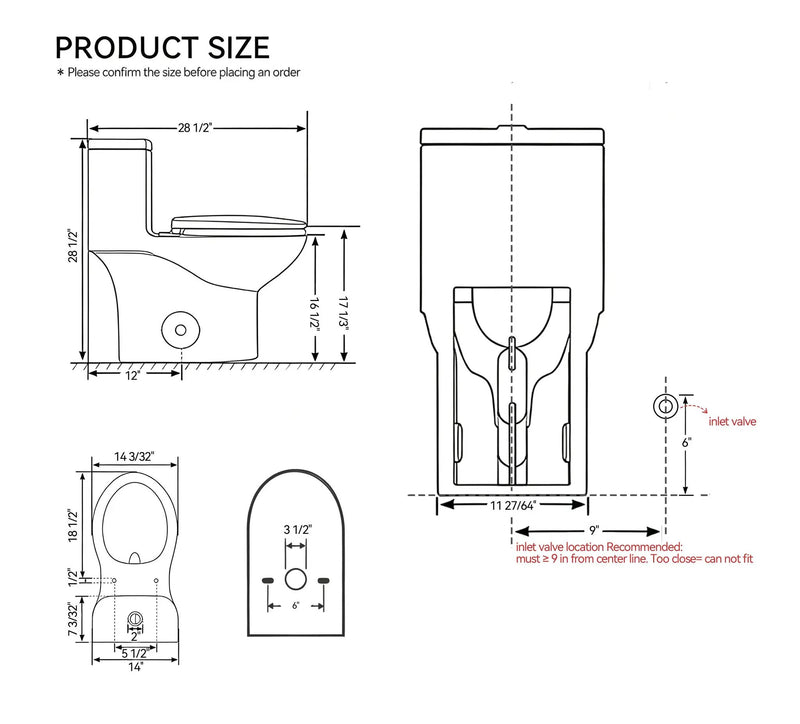 Tornado Flush One-Piece Toilet with Comfort Chair Seat by HouseOfZazla