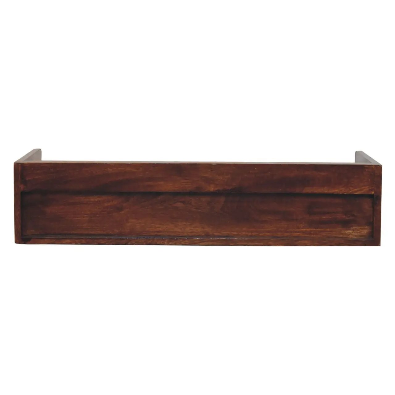 Solid Wood Belmont Wall-Mounted Console, 1 Drawer, 1 Shelf by HouseOfZazla