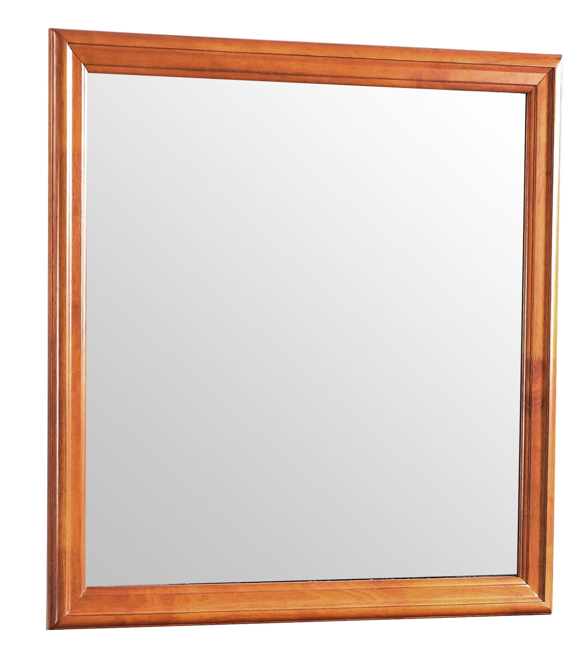 Traditional Wall Mirror with Wood Veneer Frame - Multiple Colors, photo 20 of 40