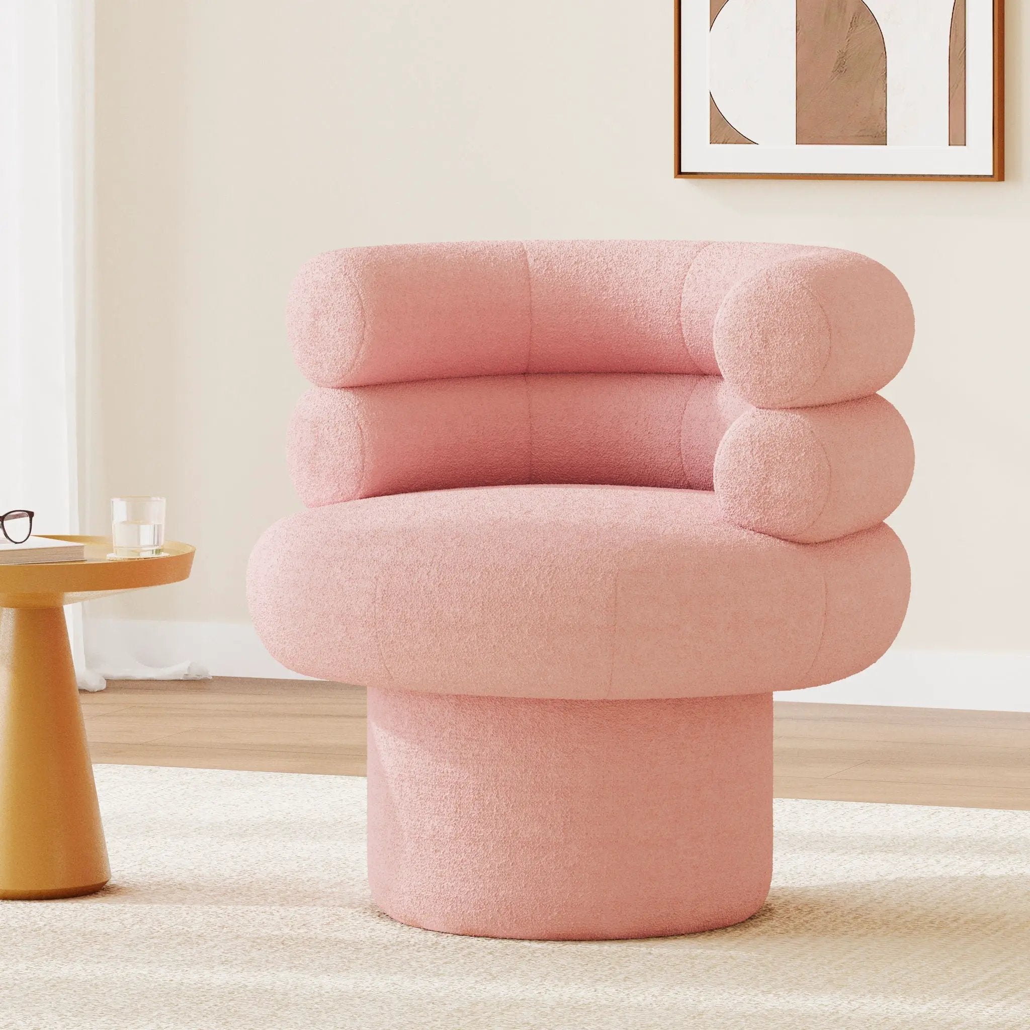 Round Swivel Accent Chair For Living Room by HouseOfZazla