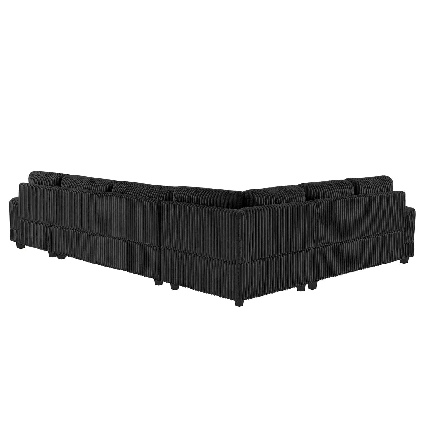 Oversized Sectional Sofa U - Shaped Sofa Couch Modern Sofa Upholstered In Soft With A Chaise Lounge For Living Room by HouseOfZazla