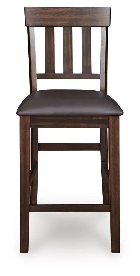 Haddigan - Upholstered Barstool (Set of 2) - Dark Brown by Unique Piece Furniture