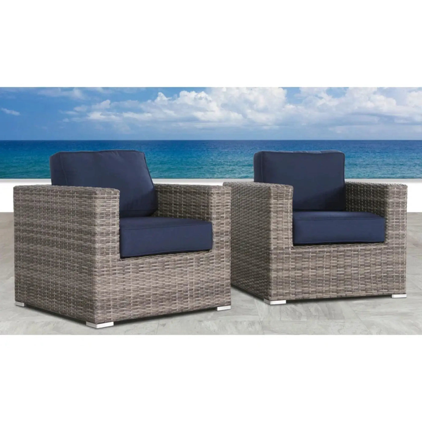 Patio Chair With Cushions Stylish Design by HouseOfZazla