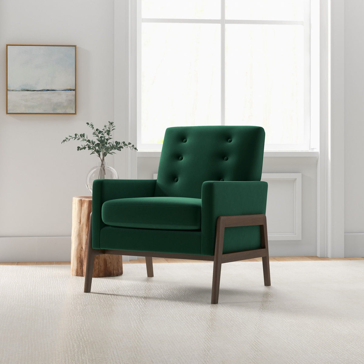 Cole Solid Wood Lounge Chair, photo 13 of 33