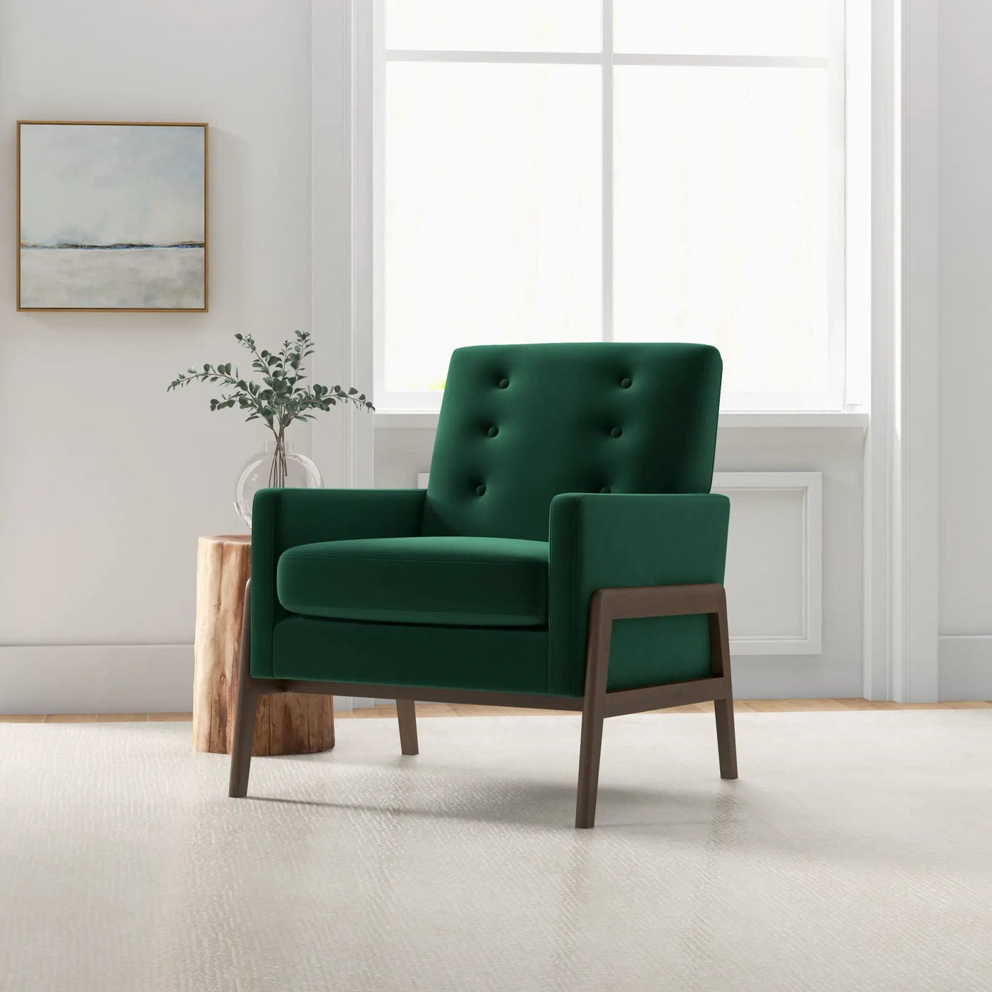 Cole - Solid Wood Lounge Chair by Unique Piece Furniture
