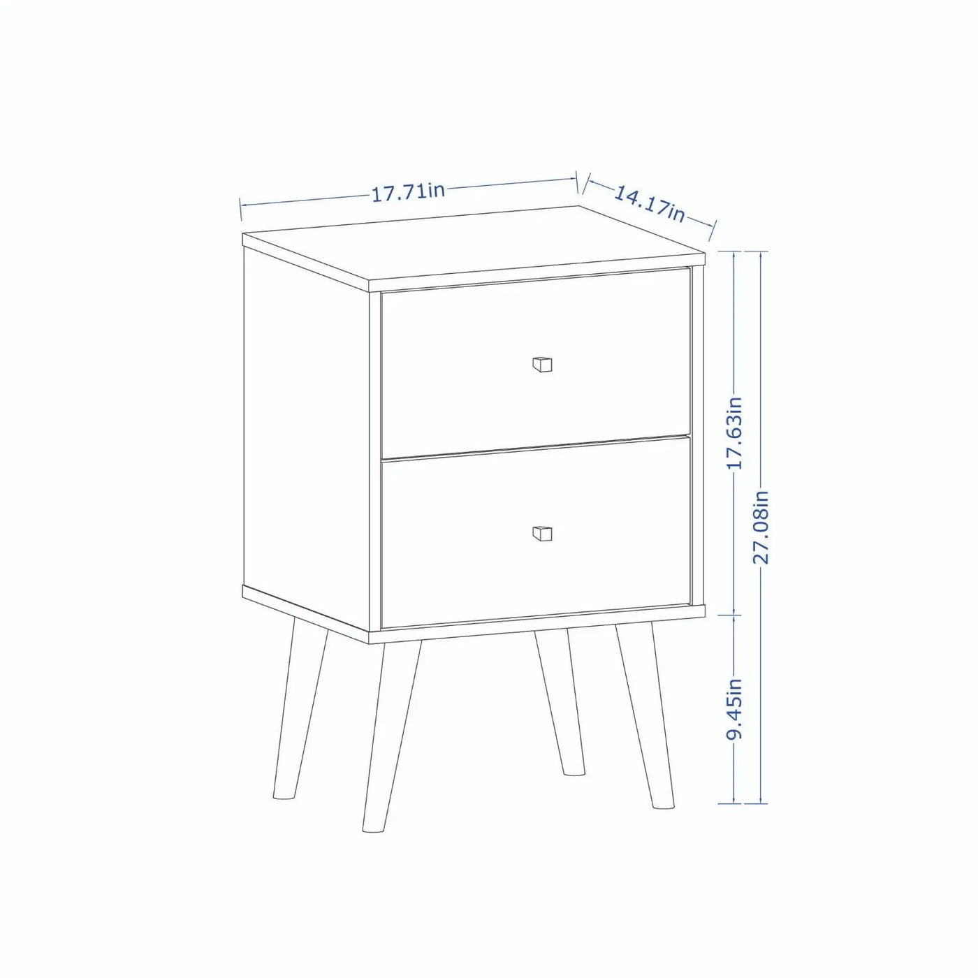 Liberty - Nightstand With 2 Drawers by HouseOfZazla