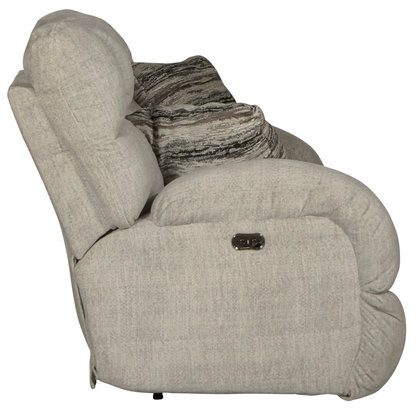 Ashland - Power Lay Flat Reclining Console Loveseat by Unique Piece Furniture