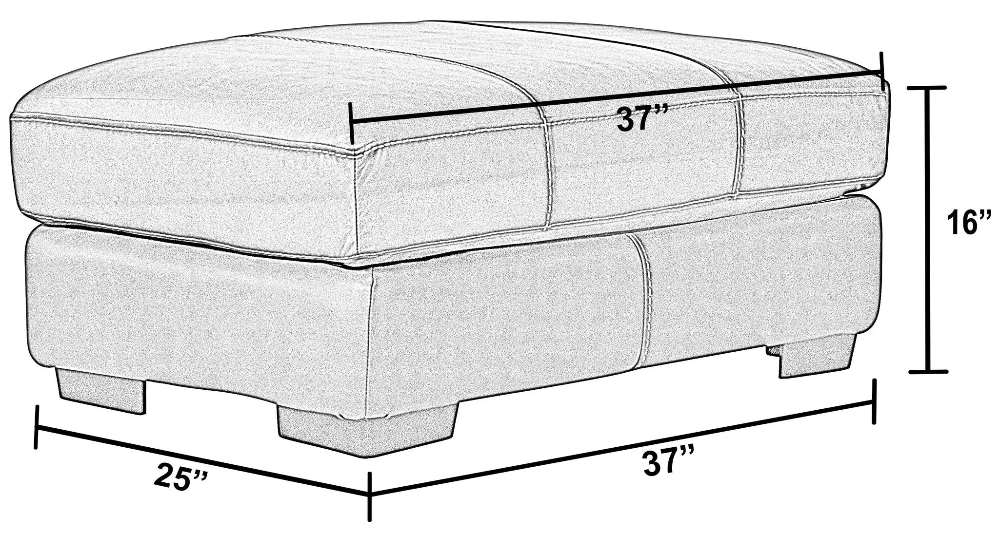 Marco - Ottoman by Unique Piece Furniture