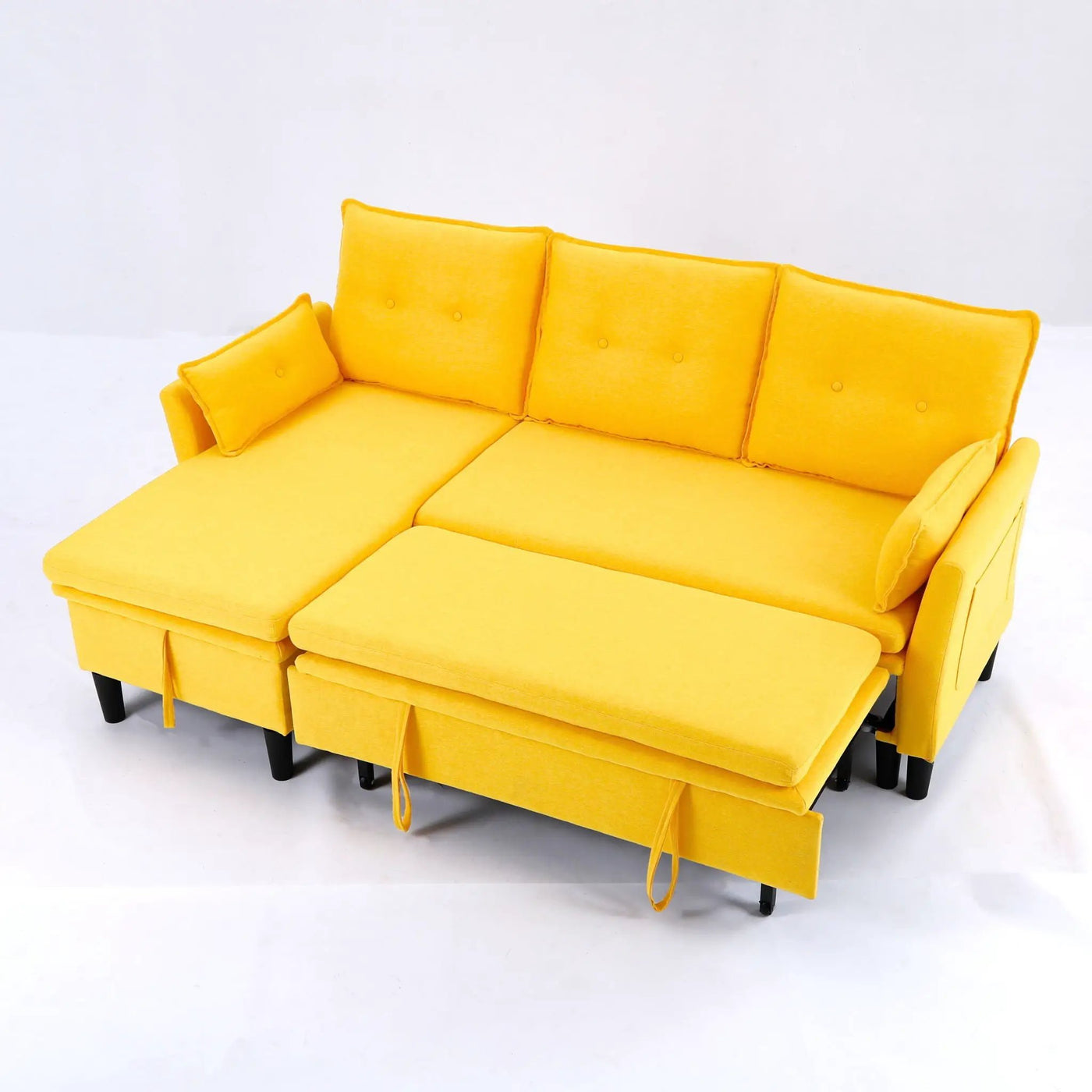 L-Shaped Reversible Chaise Sectional Sofa With Storage by HouseOfZazla