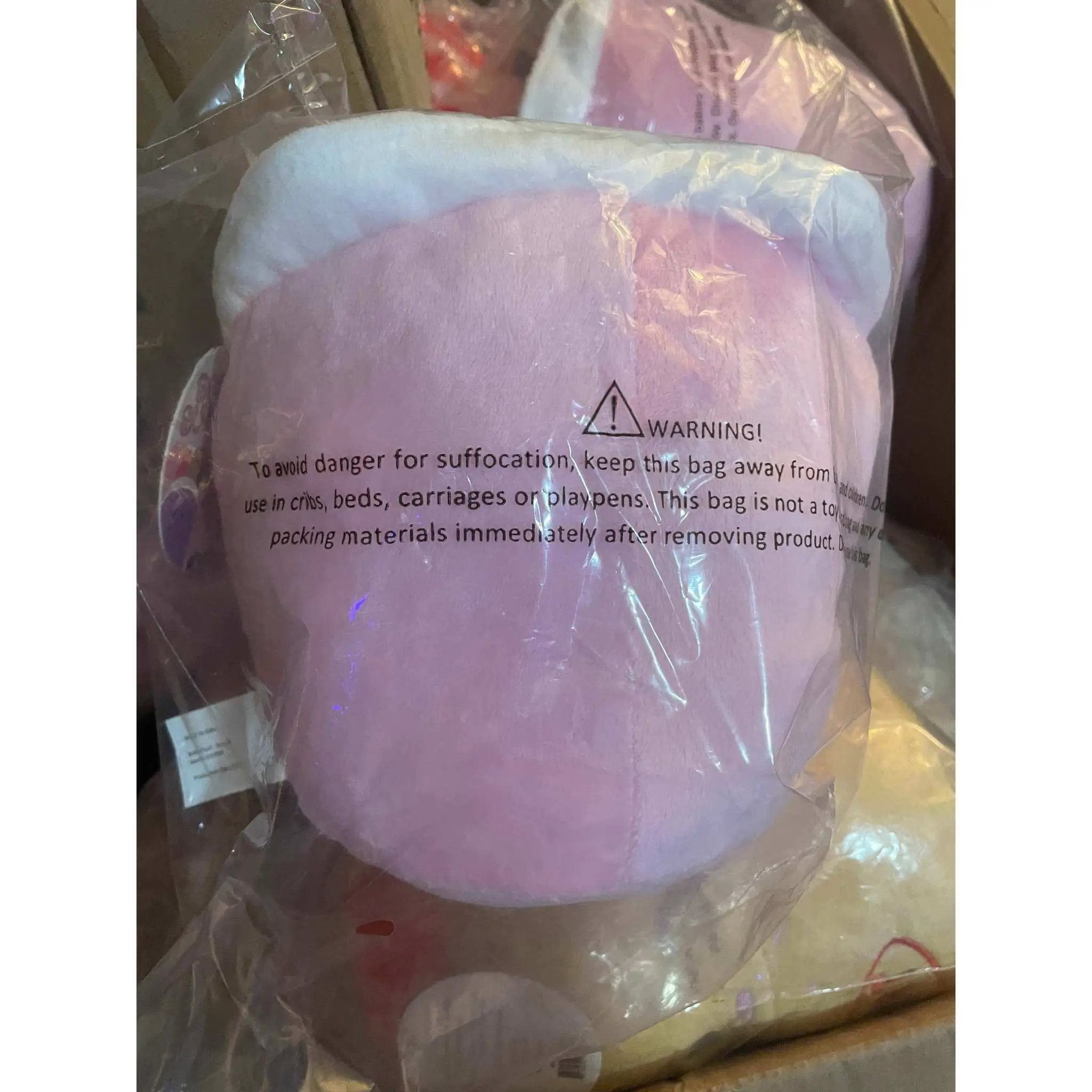 ABC Boba Tea Plush Pink Berry Cute Stuffed Animal Toy 10" by Selzalot