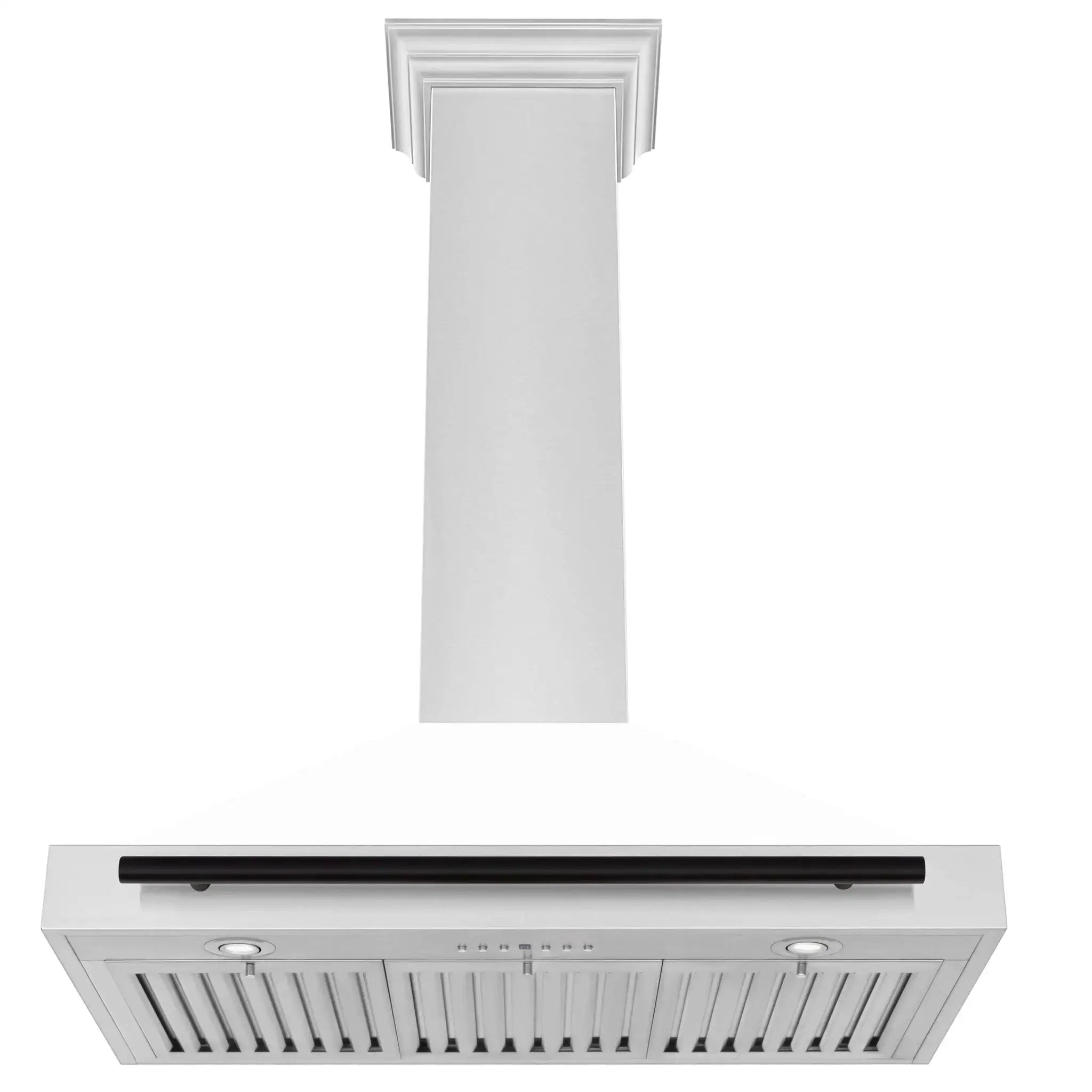 ZLINE 36" Autograph Stainless Wall Range Hood KB4STZ-WM36-MB by Farmhouse Kitchen and Bath