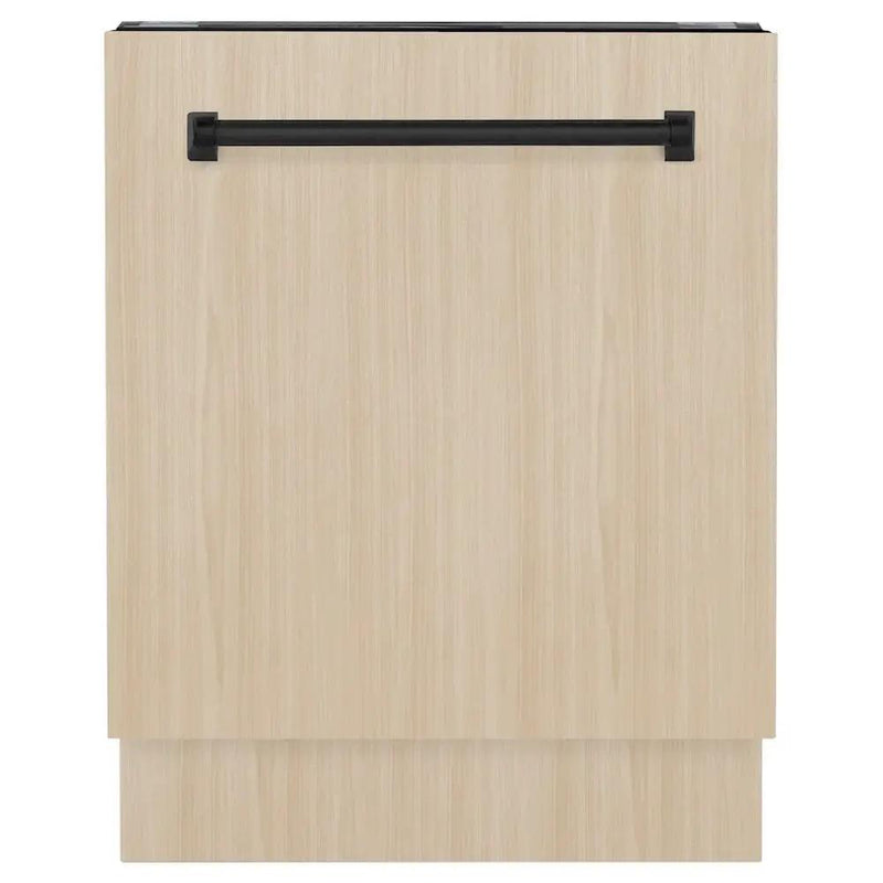ZLINE Autograph 24" Dishwasher Stainless, Matte Black DWVZ-24-MB by Farmhouse Kitchen and Bath